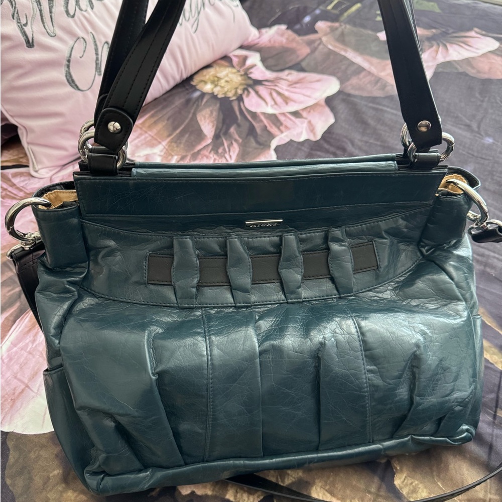 Michi Teal Blue purse. Shoulder straps (2styles). NEW
